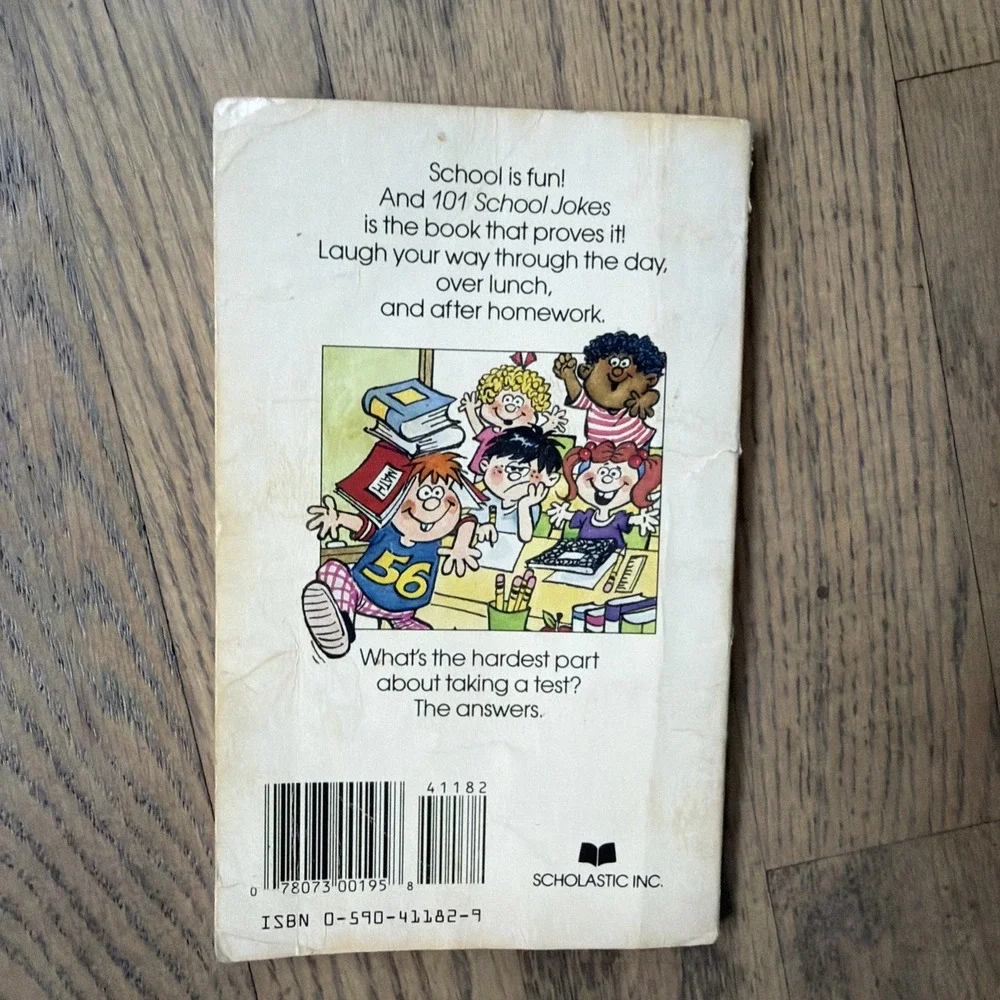 101 School Jokes by Katy Hall Vintage Scholastic Book PB